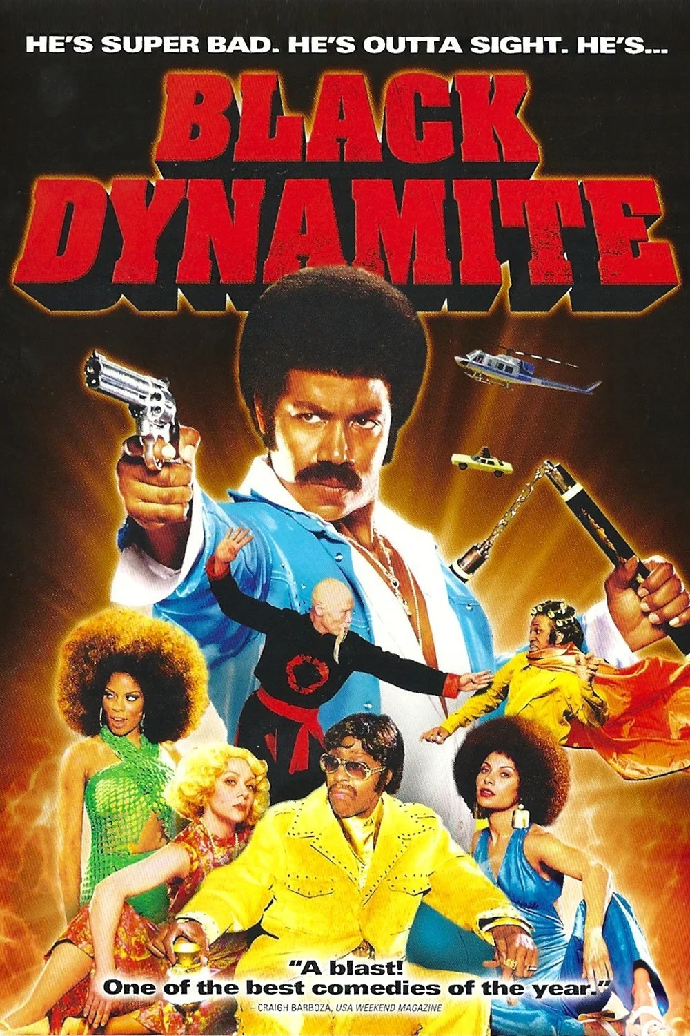 BLACK DYNAMITE Movie Poster – Blaxploitation Comedy Homage To